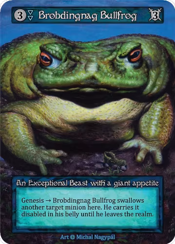 Brobdingnag Bullfrog (Preconstructed Deck), Alpha — Sorcery card price