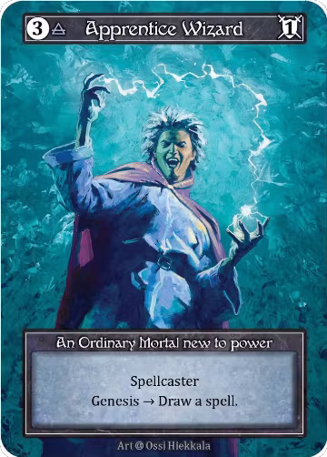 Apprentice Wizard (Foil), Alpha — Sorcery card price