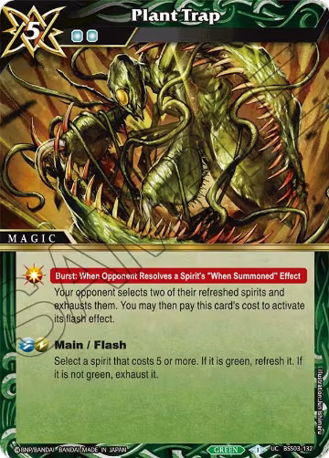 Plant Trap (BSS03-132), Aquatic Invaders — Battle Spirits card price