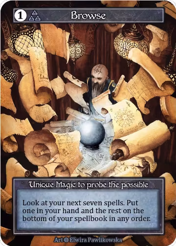 Browse (Foil), Alpha — Sorcery card price