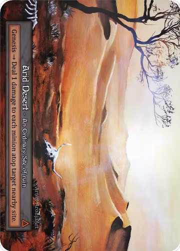 Arid Desert, Alpha — Sorcery card price