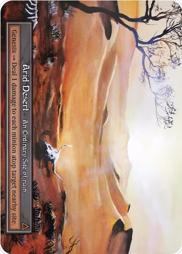 Arid Desert (Foil), Alpha — Sorcery card price