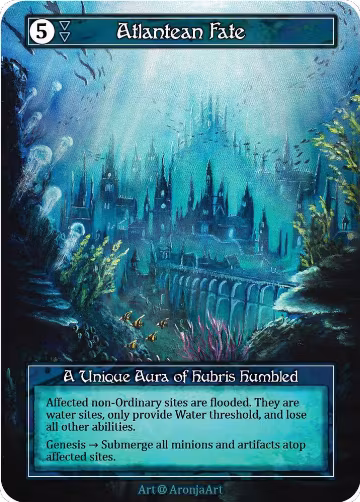 Atlantean Fate (Foil), Alpha — Sorcery card price