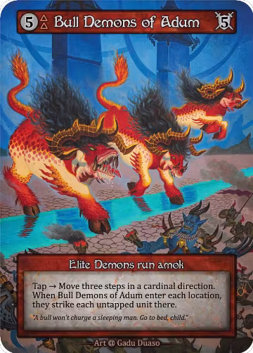 Bull Demons of Adum (Preconstructed Deck), Alpha — Sorcery card price