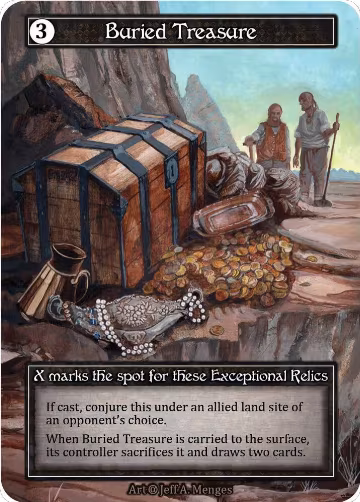 Buried Treasure (Foil), Alpha — Sorcery card price