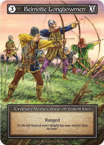 Belmotte Longbowmen (Foil), Alpha — Sorcery card price