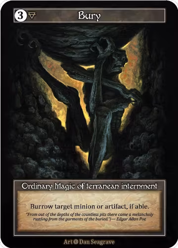 Bury (Foil), Alpha — Sorcery card price