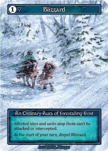 Blizzard (Foil), Alpha — Sorcery card price