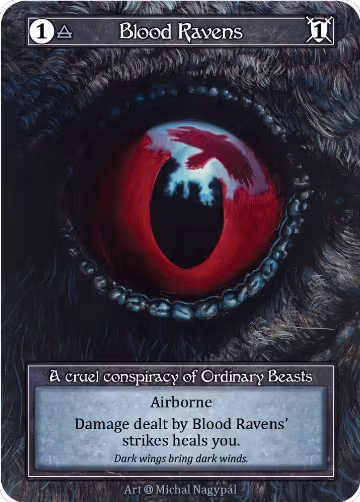 Blood Ravens (Foil), Alpha — Sorcery card price