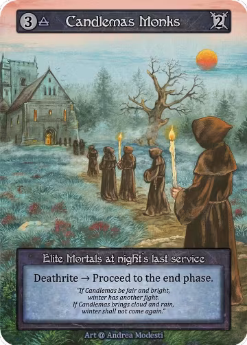 Candlemas Monks, Alpha — Sorcery card price