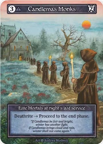 Candlemas Monks (Foil), Alpha — Sorcery card price