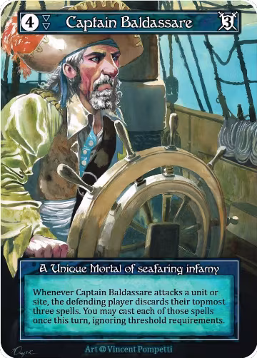 Captain Baldassare (Foil), Alpha — Sorcery card price