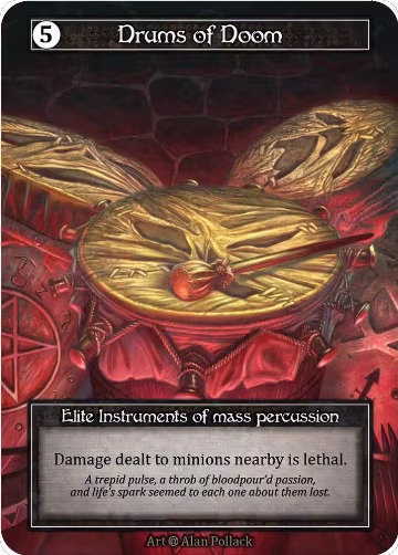 Drums of Doom (Foil), Alpha — Sorcery card price