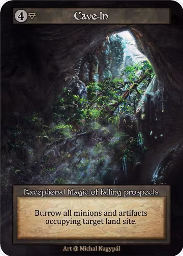 Cave-In, Alpha — Sorcery card price