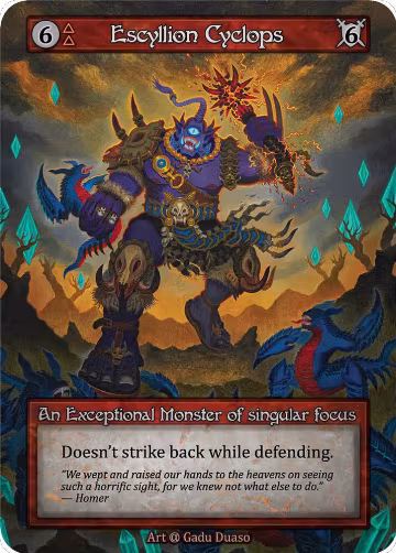 Escyllion Cyclops, Alpha — Sorcery card price