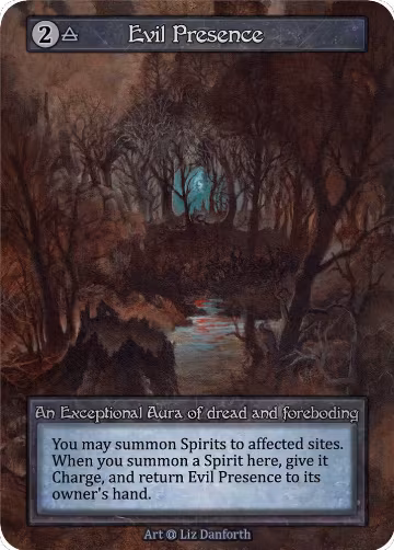 Evil Presence, Alpha — Sorcery card price