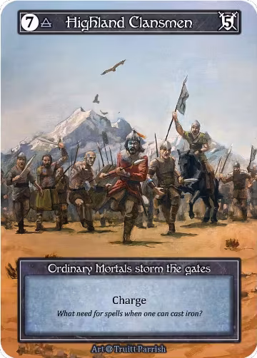 Highland Clansmen (Foil), Alpha — Sorcery card price