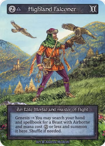 Highland Falconer, Alpha — Sorcery card price