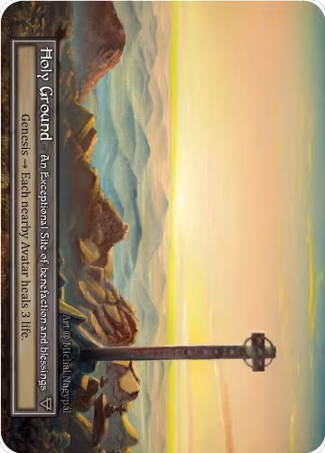 Holy Ground (Foil), Alpha — Sorcery card price