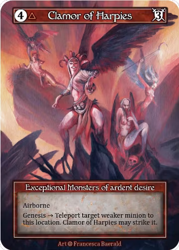 Clamor of Harpies (Foil), Alpha — Sorcery card price