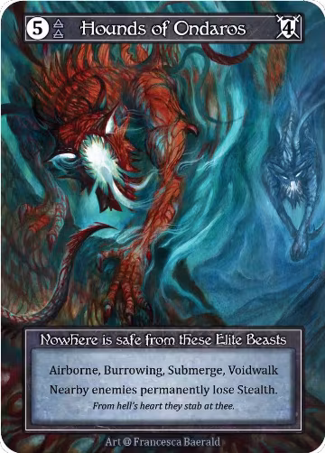 Hounds of Ondaros (Foil), Alpha — Sorcery card price