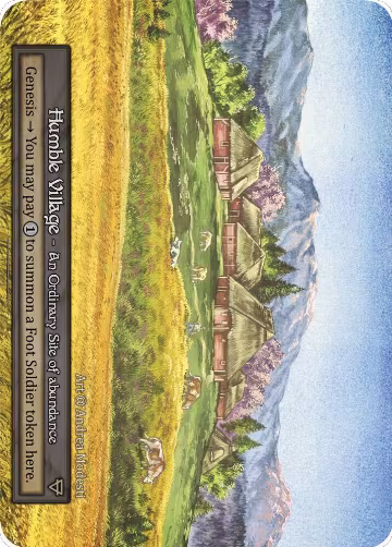 Humble Village (Preconstructed Deck), Alpha — Sorcery card price