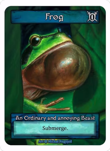 Frog (Green) (Box Topper), Alpha — Sorcery card price