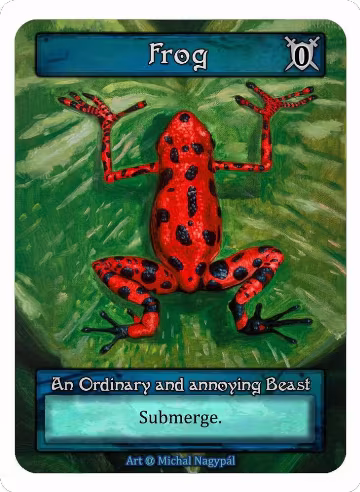 Frog (Red) (Box Topper), Alpha — Sorcery card price