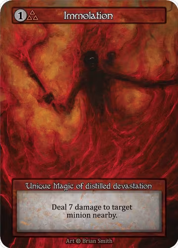 Immolation, Alpha — Sorcery card price