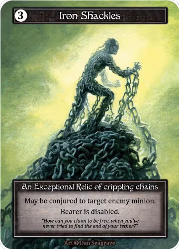 Iron Shackles (Foil), Alpha — Sorcery card price
