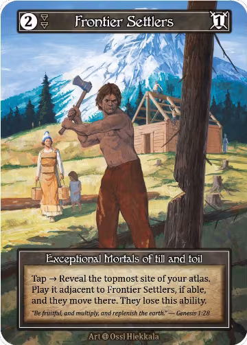 Frontier Settlers (Foil), Alpha — Sorcery card price