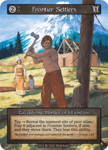 Frontier Settlers (Preconstructed Deck), Alpha — Sorcery card price