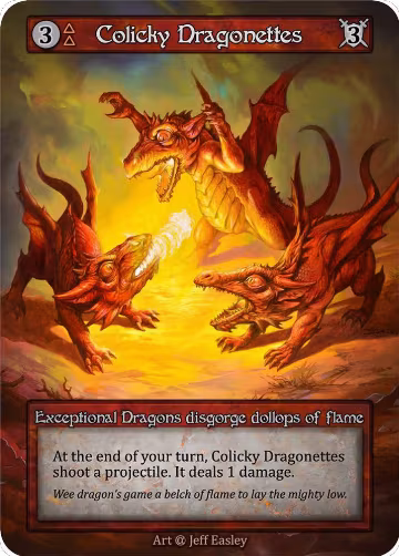 Colicky Dragonettes, Alpha — Sorcery card price