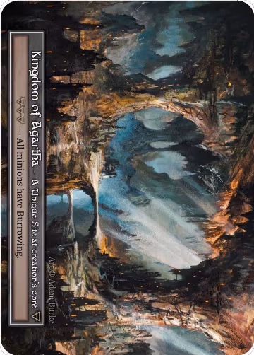 Kingdom of Agartha (Foil), Alpha — Sorcery card price