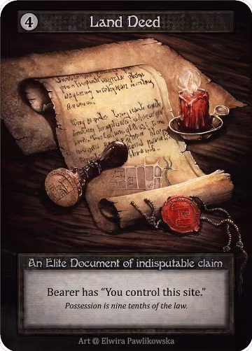 Land Deed, Alpha — Sorcery card price