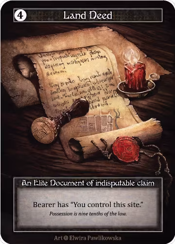 Land Deed (Foil), Alpha — Sorcery card price