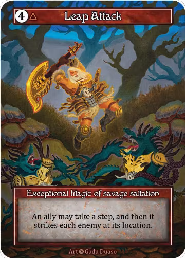 Leap Attack (Foil), Alpha — Sorcery card price