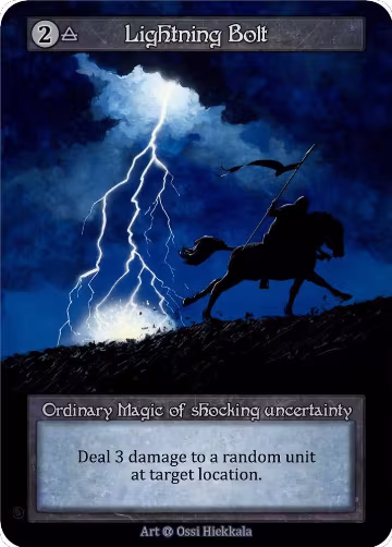Lightning Bolt, Alpha — Sorcery card price