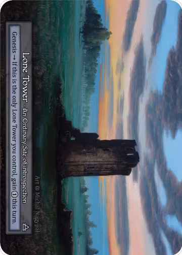 Lone Tower, Alpha — Sorcery card price