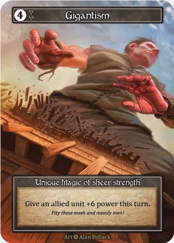 Gigantism (Foil), Alpha — Sorcery card price