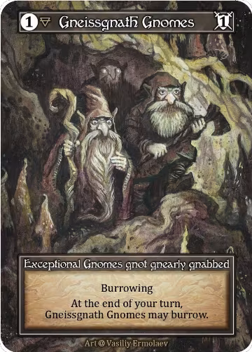 Gneissgnath Gnomes (Foil), Alpha — Sorcery card price