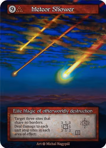 Meteor Shower, Alpha — Sorcery card price