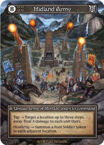 Midland Army (Foil), Alpha — Sorcery card price