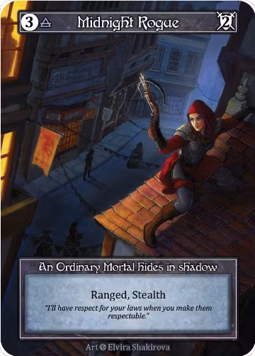 Midnight Rogue (Foil), Alpha — Sorcery card price