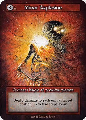 Minor Explosion (Preconstructed Deck), Alpha — Sorcery card price