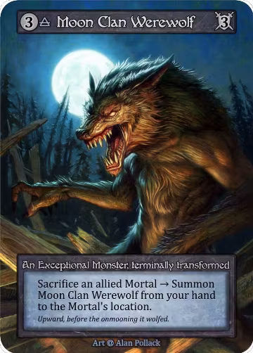 Moon Clan Werewolf, Alpha — Sorcery card price