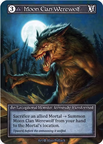 Moon Clan Werewolf (Foil), Alpha — Sorcery card price