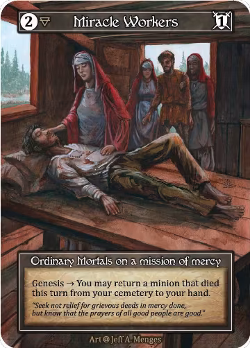 Miracle Workers (Foil), Alpha — Sorcery card price
