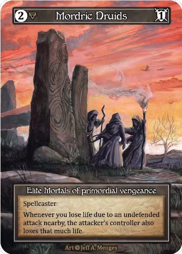 Mordric Druids (Foil), Alpha — Sorcery card price