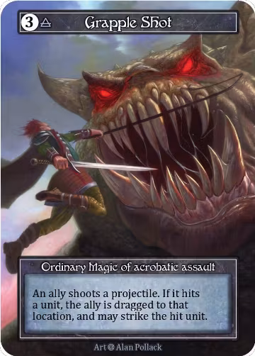 Grapple Shot (Foil), Alpha — Sorcery card price